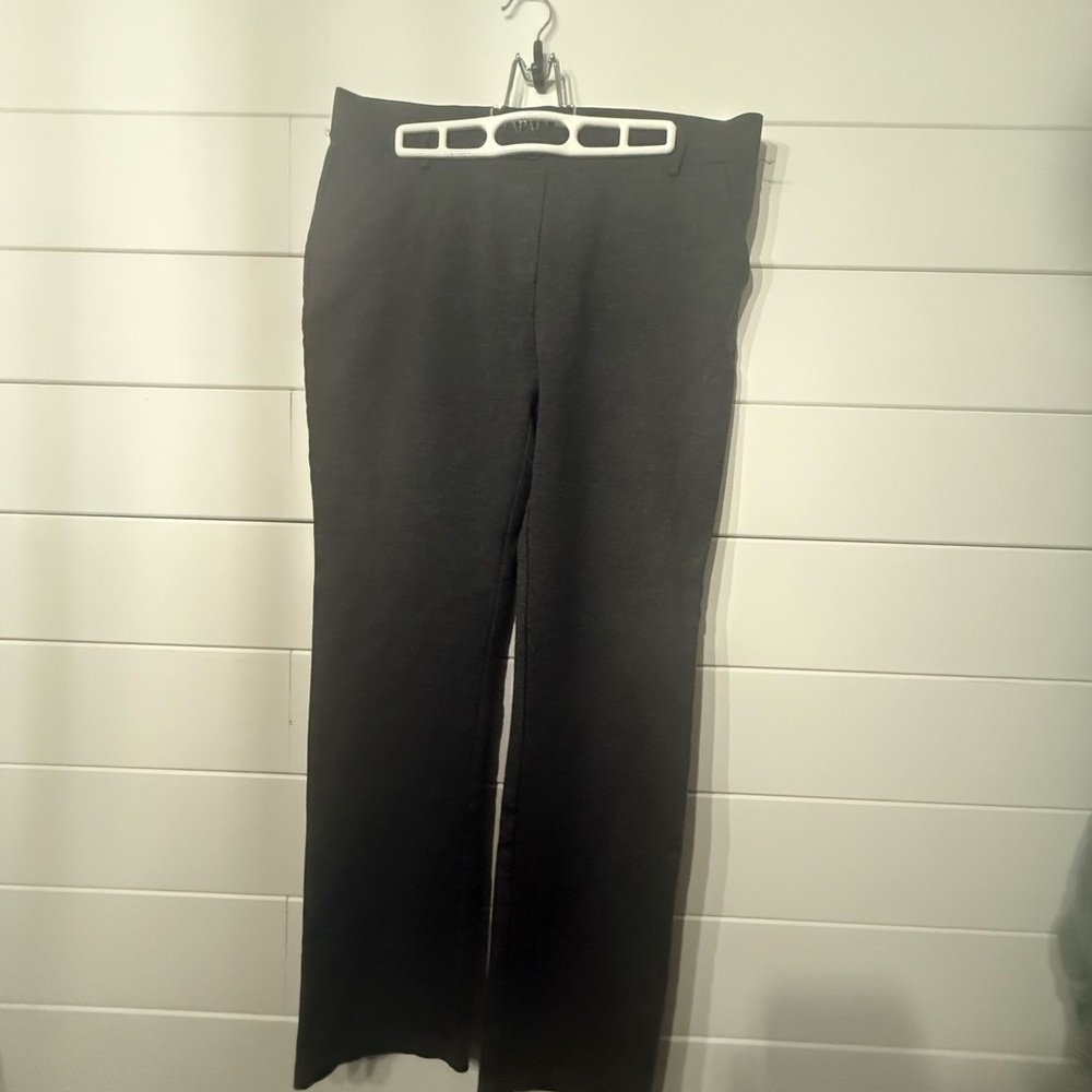 TAPATA Charcoal Gray Flare Pants | L 12 | 32 in inseam